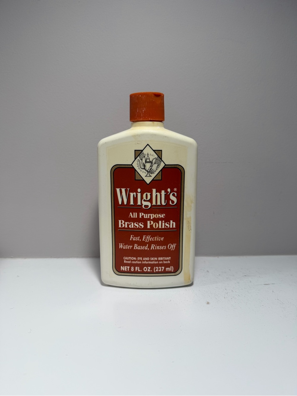 Wright's All Purpose Brass Polish 8 Fl Oz Used Once
